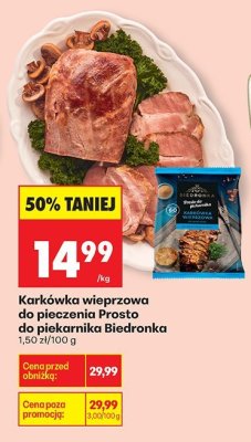 Karkówka wieprzowa do pieczeni Prosto do piekarnika Biedronka promocja w Biedronka