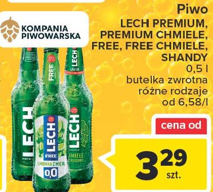 Piwo Lech shandy promocje