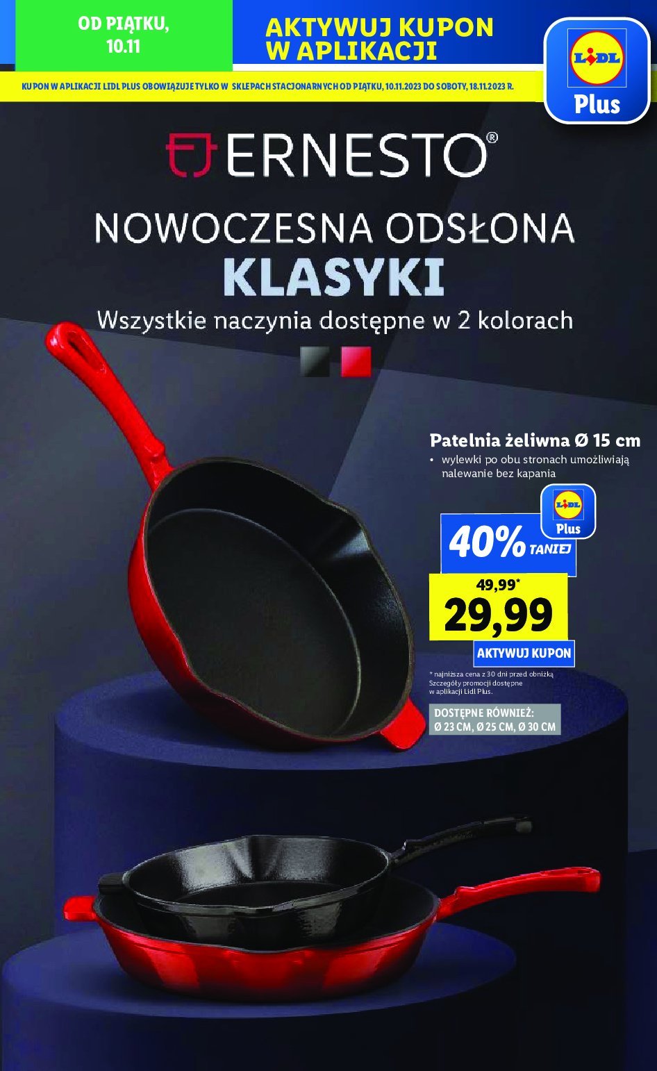 Patelnia 偶eliwna 15 cm Ernesto promocja