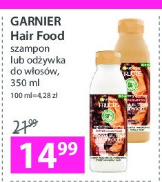 Szampon do włosów wygładzający macadamia Garnier fructis hair food promocje