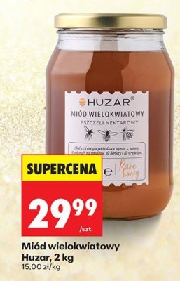 Miód wielokwiatowy Huzar promocja w Biedronka
