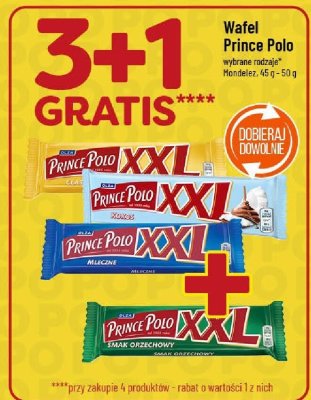 Wafel Prince Polo wybrane rodzaje Mondelez 45 g - 50 g promocja w POLOmarket