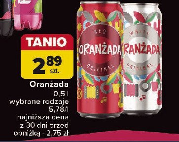 Orańżada czerwona Frugo promocja