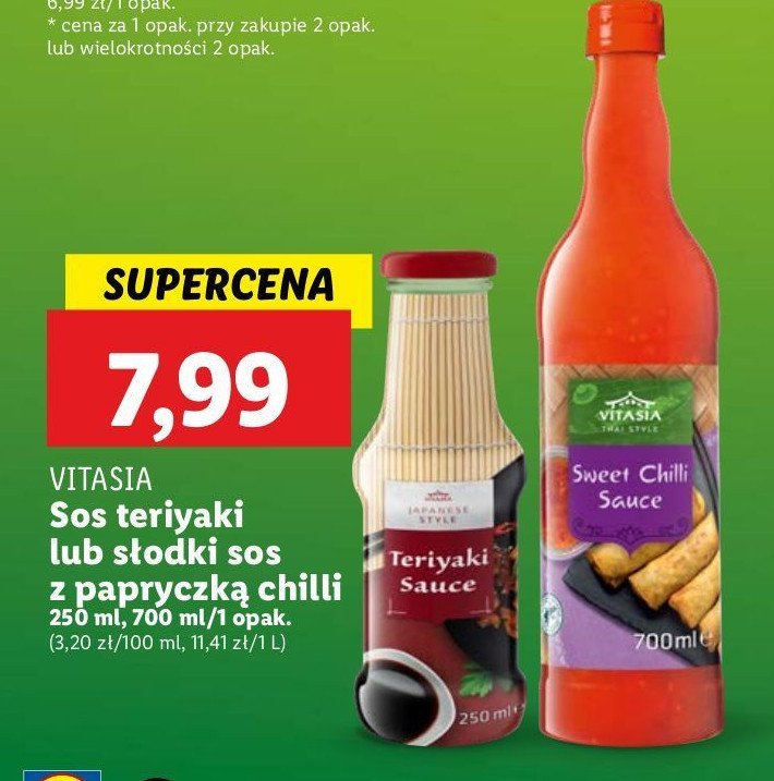 Sos słodki chilli Vitasia promocja w Lidl