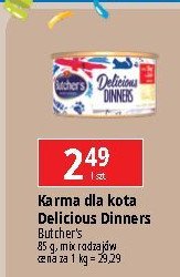 Karma dla kota z wołowiną i wątróbką Butcher's classic delicious dinners promocja