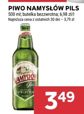 Piwo Namysłów Pils promocja w Stokrotka