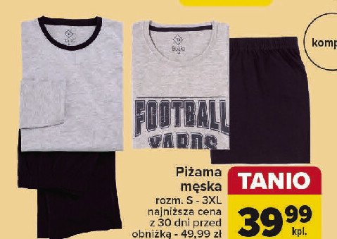 Piżama męska s-3xl promocja