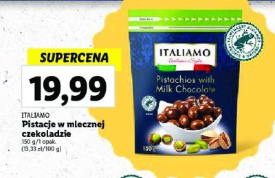 Pistacje w czekoladzie Italiamo promocja