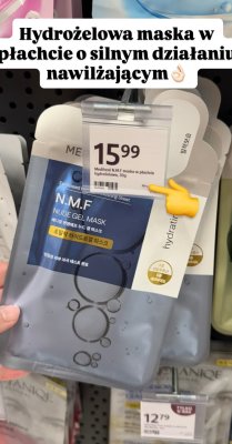 Maska nawilżająca do twarzy w płachcie hydrożelowa promocja w Rossmann