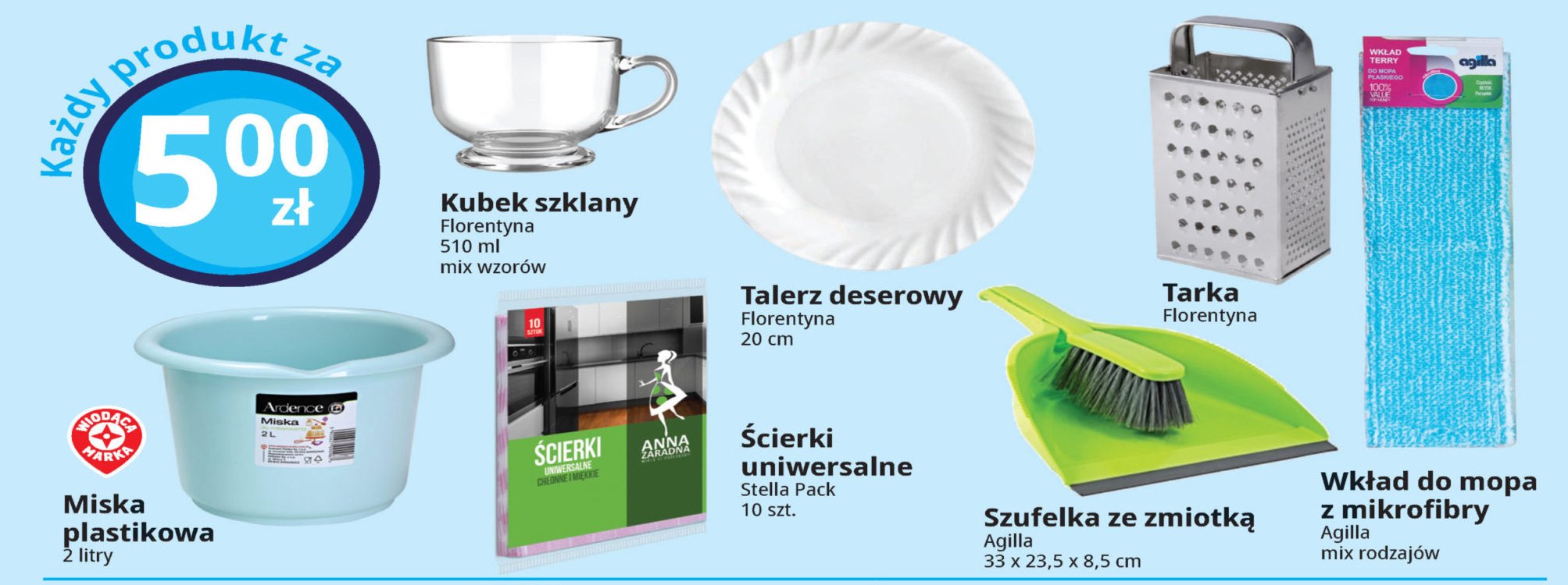 Szufelka + zmiotka Agilla promocja
