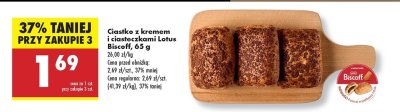 Ciastko z kremem i ciasteczkami Lotus biscoff promocja