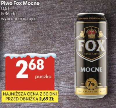 Piwo promocja w Delikatesy Centrum