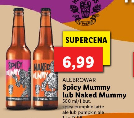 Piwo Naked mummy pumpkin ale Alebrowar promocja