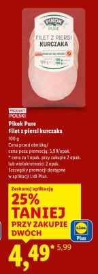 Filet z piersi kurczaka Pikok Pure promocja w Lidl