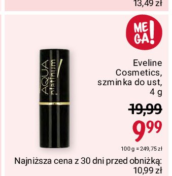 Pomadka ultra nawil偶aj膮ca 476 Eveline aqua platinium promocja
