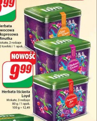 Herbata le艣ne runo puszka Loyd tea promocja