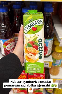 Nektar pomarańcza jabłko gruszka active 1l promocja w Dino