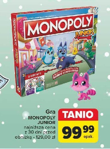 Monopoly junior Hasbro promocja w Carrefour