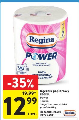 Ręcznik papierowy REGINA Power promocja w Intermarche