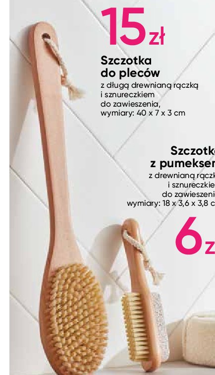 Szczotka do plec贸w promocja