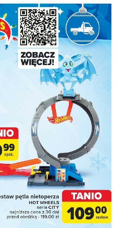 Zestaw pętla nietoperza Hot wheels promocja w Carrefour