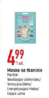 Maska na tkaninie małpa Marion funny mask promocja