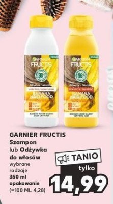 Szampon do w艂os贸w od偶ywczy banana Garnier fructis hair food promocja