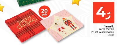 Serwetki różne rodzaje, 20 szt. w opakowaniu promocja w Dealz