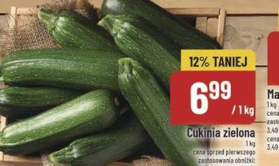 Cukinia zielona POLOmarket promocja w POLOmarket