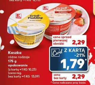 Kaszka truskawkowa K-classic promocja