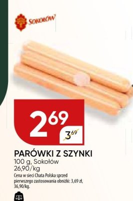 Kiełbasa parówki z szynki promocja w Chata Polska