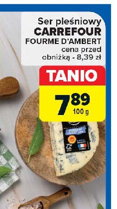 Ser fourme d'ambert chnp Carrefour targ świeżości promocja