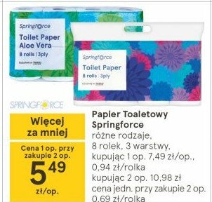 Papier toaletowy Springforce promocja