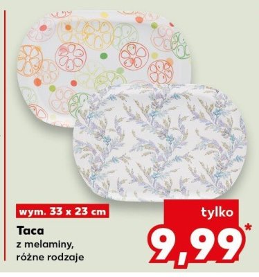 Taca z melaminy, różne rodzaje promocja w Kaufland