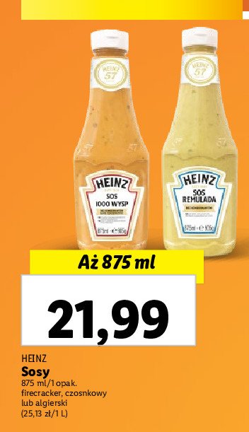 Sos remulada Heinz promocja