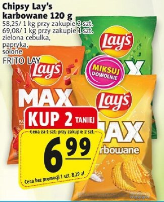 Chipsy Lay's karbowane promocja w Prim Market
