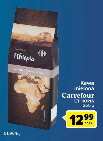 Kawa etiopia arabica Carrefour promocja