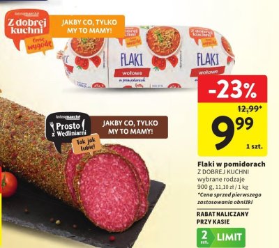 Salami PROSTO Z WĘDLINIARNI promocja w Intermarche