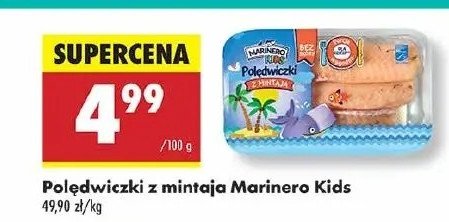 Polędwiczki z mintaja Marinero kids promocja