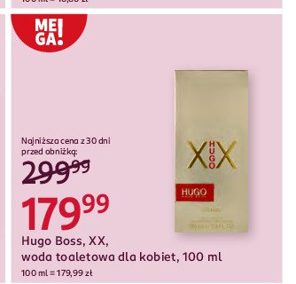 Woda toaletowa Hugo boss hugo xx Hugo by hugo boss promocja w Rossmann