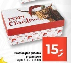 Pudełko prostokątne prezentowe promocja w Dealz