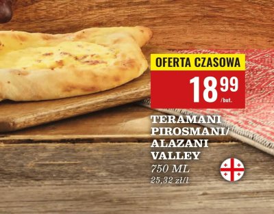 Pieczywo Teramani Pirosmani/Alazani Valley promocja w Biedronka
