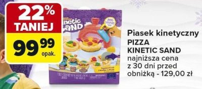 Piasek kinetyczny Pizza promocja w Carrefour