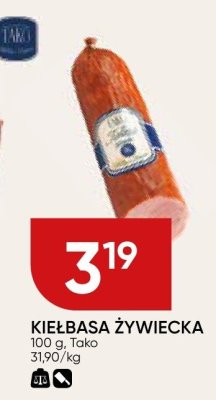 Kiełbasa żywiecka Tako promocja w Chata Polska