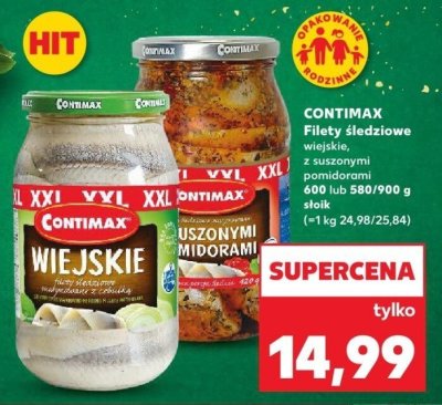 Filety śledziowe z suszonymi pomidorami  promocja w Kaufland