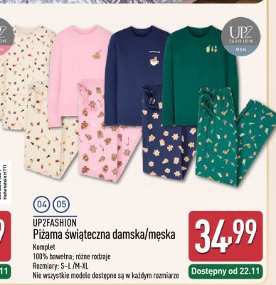 Piżama świąteczna damska/męska  promocja w Aldi