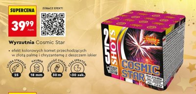 Wyrzutnia fajerwerków Cosmic Star promocja w Biedronka