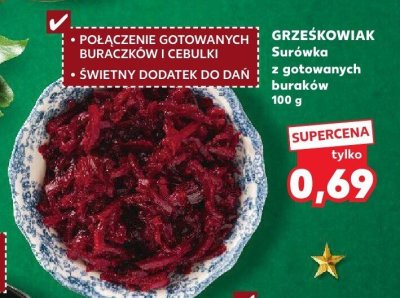 Surówka GRZESKOWIAK z gotowanych buraków promocja w Kaufland