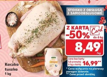 Kaczka tusza Stoisko mięsne promocja w Kaufland