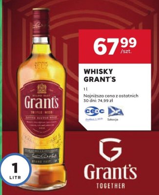 Whisky Grant's promocja w Stokrotka